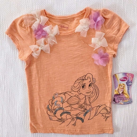 Disney | Shirts & Tops | Disney Tangled Girl Top | Poshmark
